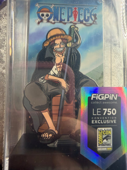 SDCC 2026 Exclusive FiGPiN - One Piece Shanks LE 750
