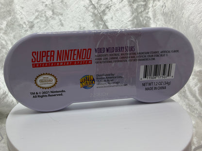 Retro SNES Controller Candy Tin - Collectible Wild Berry Sour Candies