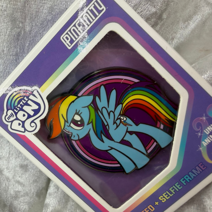 My Little Pony Rainbow Dash AR Enamel Pin | Pinfinity