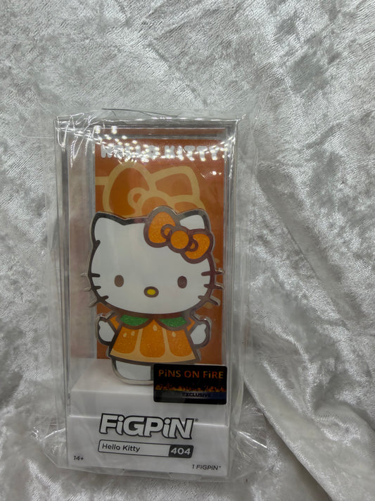 FiGPiN Hello Kitty #404 Pumpkin Chase - LE 1000