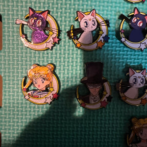 Lot Of 13 Mystery Mini FiGPiNS Sailor Moon Complete Set Hyper Rare All Locked.