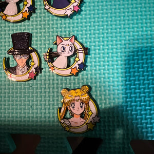 Lot Of 13 Mystery Mini FiGPiNS Sailor Moon Complete Set Hyper Rare All Locked.