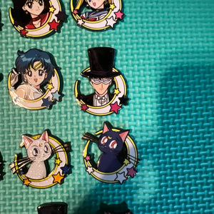 Lot Of 13 Mystery Mini FiGPiNS Sailor Moon Complete Set Hyper Rare All Locked.