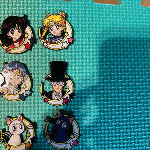 Lot Of 13 Mystery Mini FiGPiNS Sailor Moon Complete Set Hyper Rare All Locked.