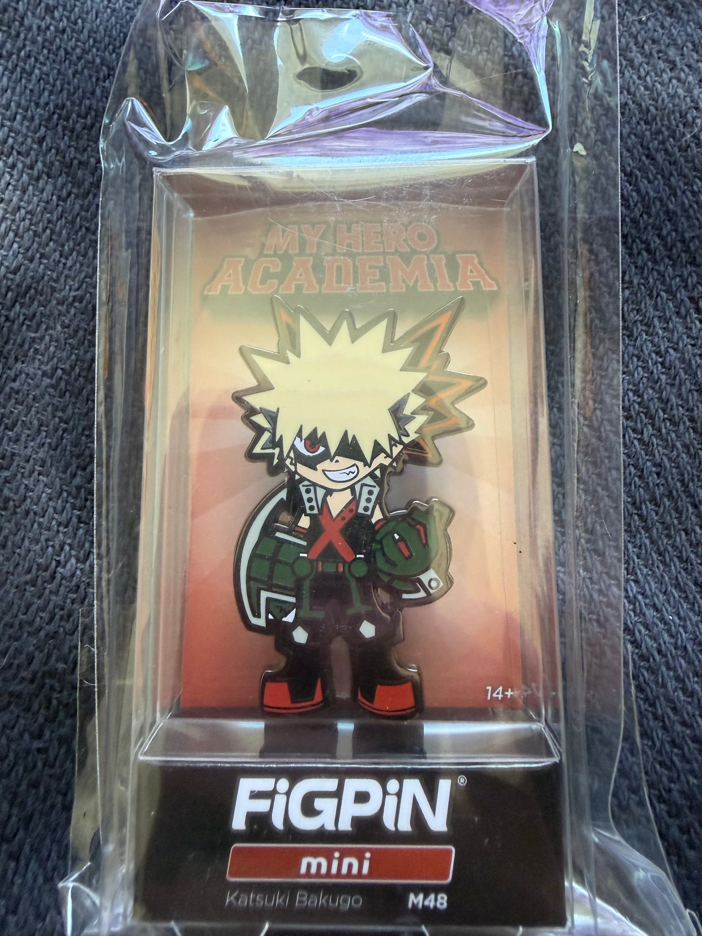 Katsuki Bakugo FiGPiN Mini #M48 My Hero Academia collectible pin