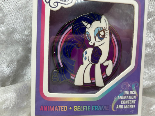 My Little Pony Rarity AR enamel pin by Pinfinity
