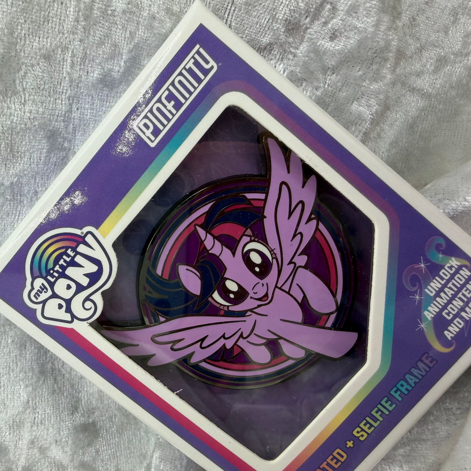 Little Pony Twilight Sparkle AR enamel pin by Pinfinity