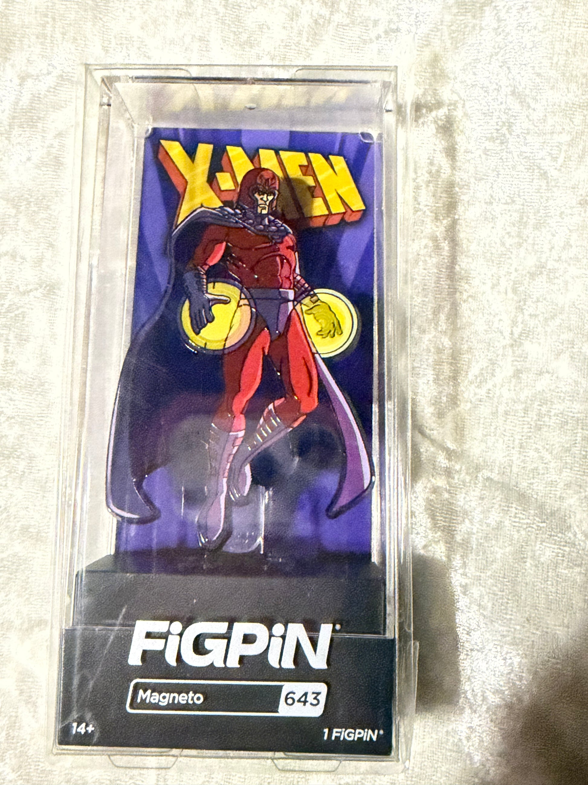 Magneto FiGPiN #643 X-Men Limited Edition 3000 Marvel collectible pin in display box