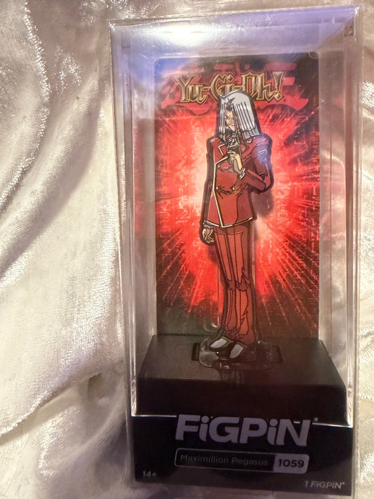 Maximillion Pegasus FiGPiN #1059 Yu-Gi-Oh! LACC 2022 exclusive collectible pin