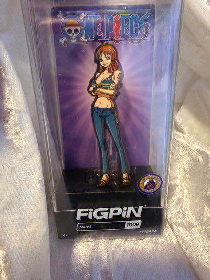 Nami FiGPiN #1009 One Piece Plastic Empire exclusive collectible pin