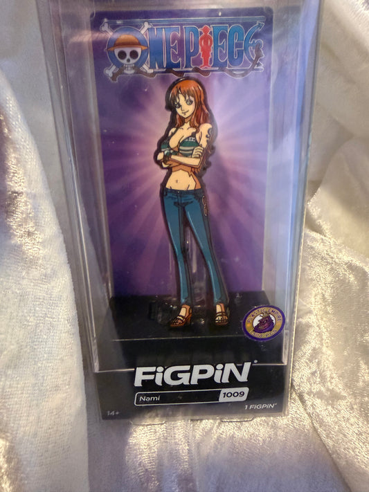 Nami FiGPiN #1009 One Piece Plastic Empire exclusive collectible pin