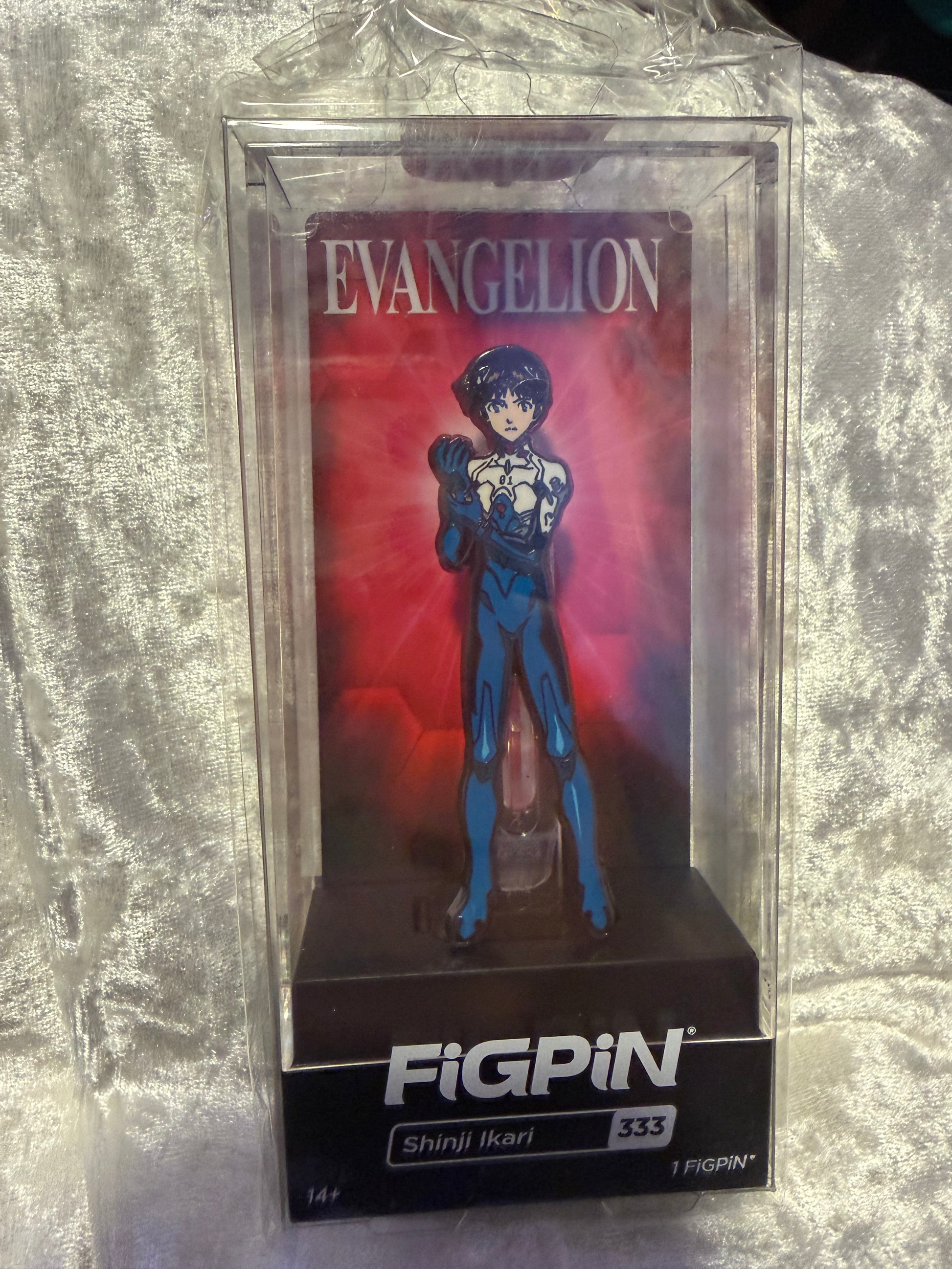 Shinji Ikari FiGPiN #333 Neon Genesis Evangelion collectible enamel pin
