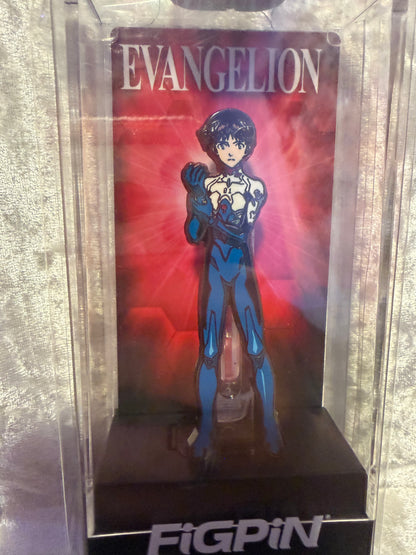 Shinji Ikari FiGPiN #333 Neon Genesis Evangelion collectible enamel pin