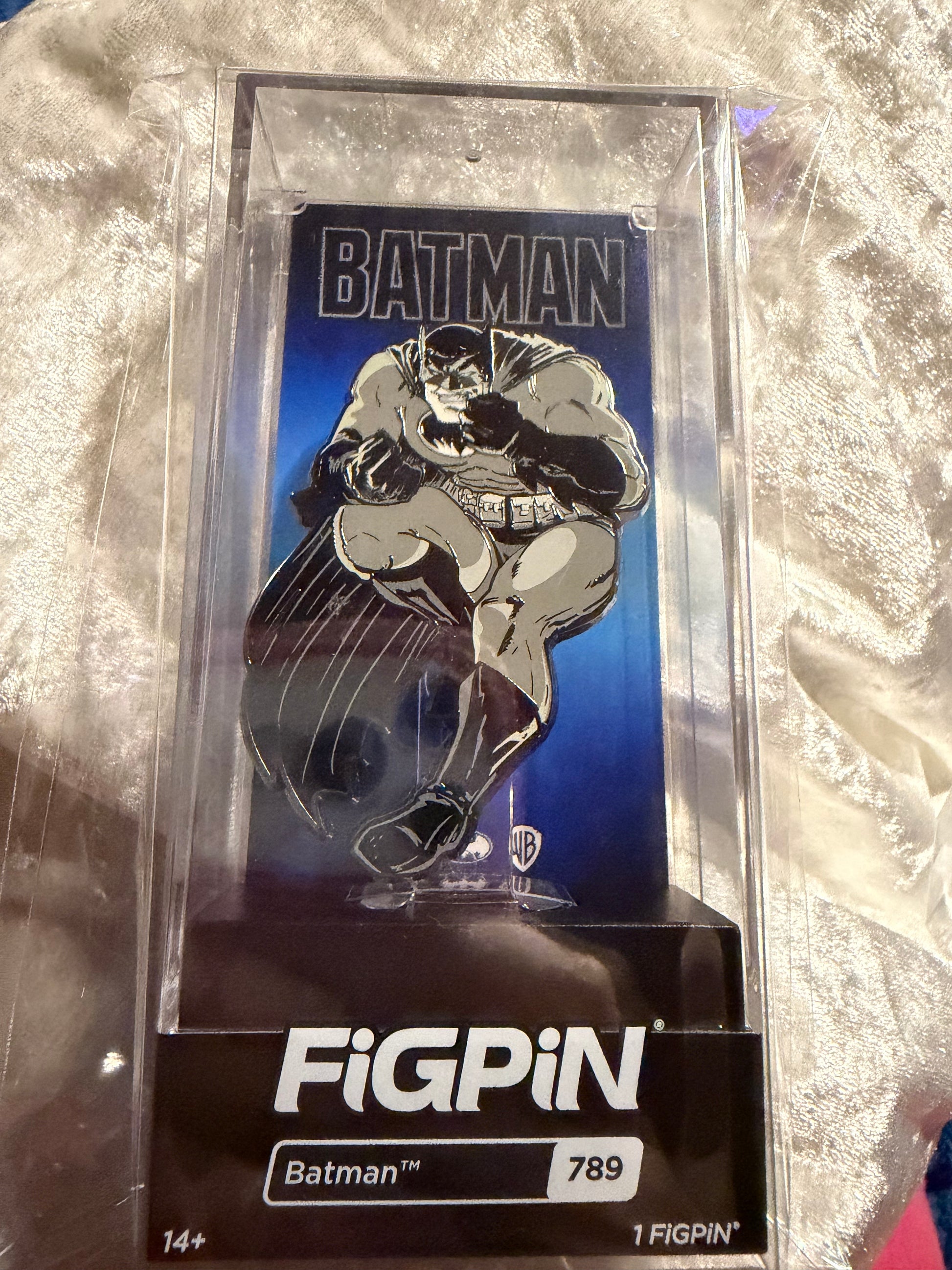 The Dark Knight Returns Batman FiGPiN #789 DC Comics Deluxe Box Set Exclusive collectible pin in display box