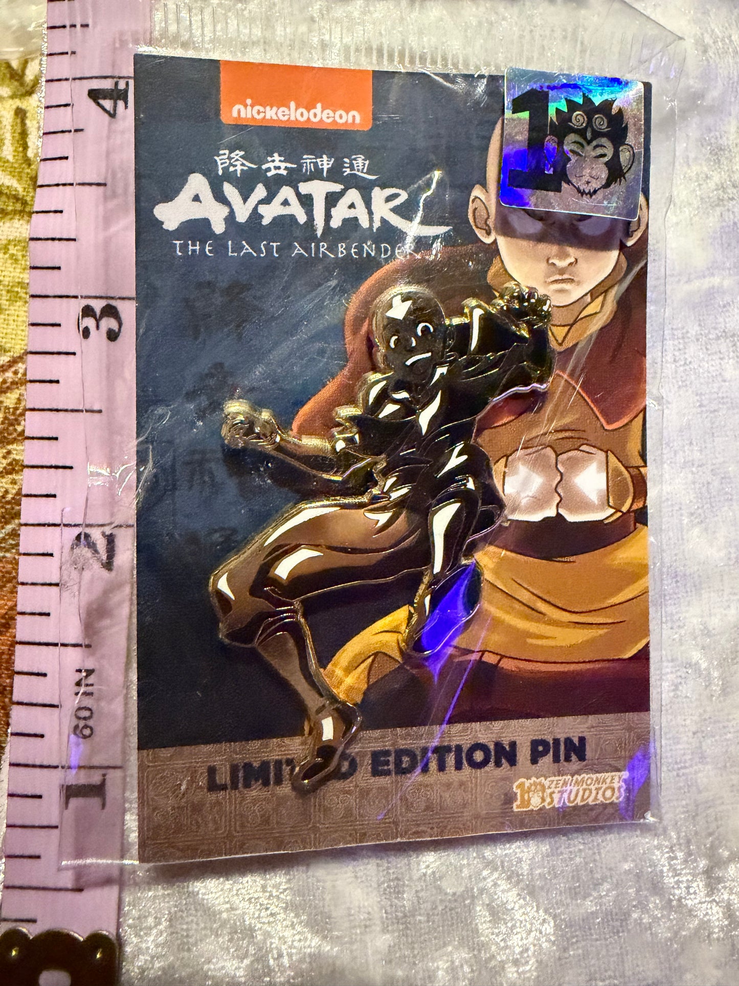 Zen Monkey Studios 10th Anniversary Aang Avatar: The Last Airbender hard enamel pin Limited Edition 1000