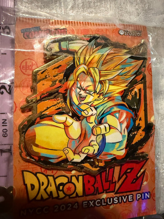 Zen Monkey Studios Painterly Series Goku Dragon Ball NYCC 2024 Exclusive enamel pin Limited Edition 500