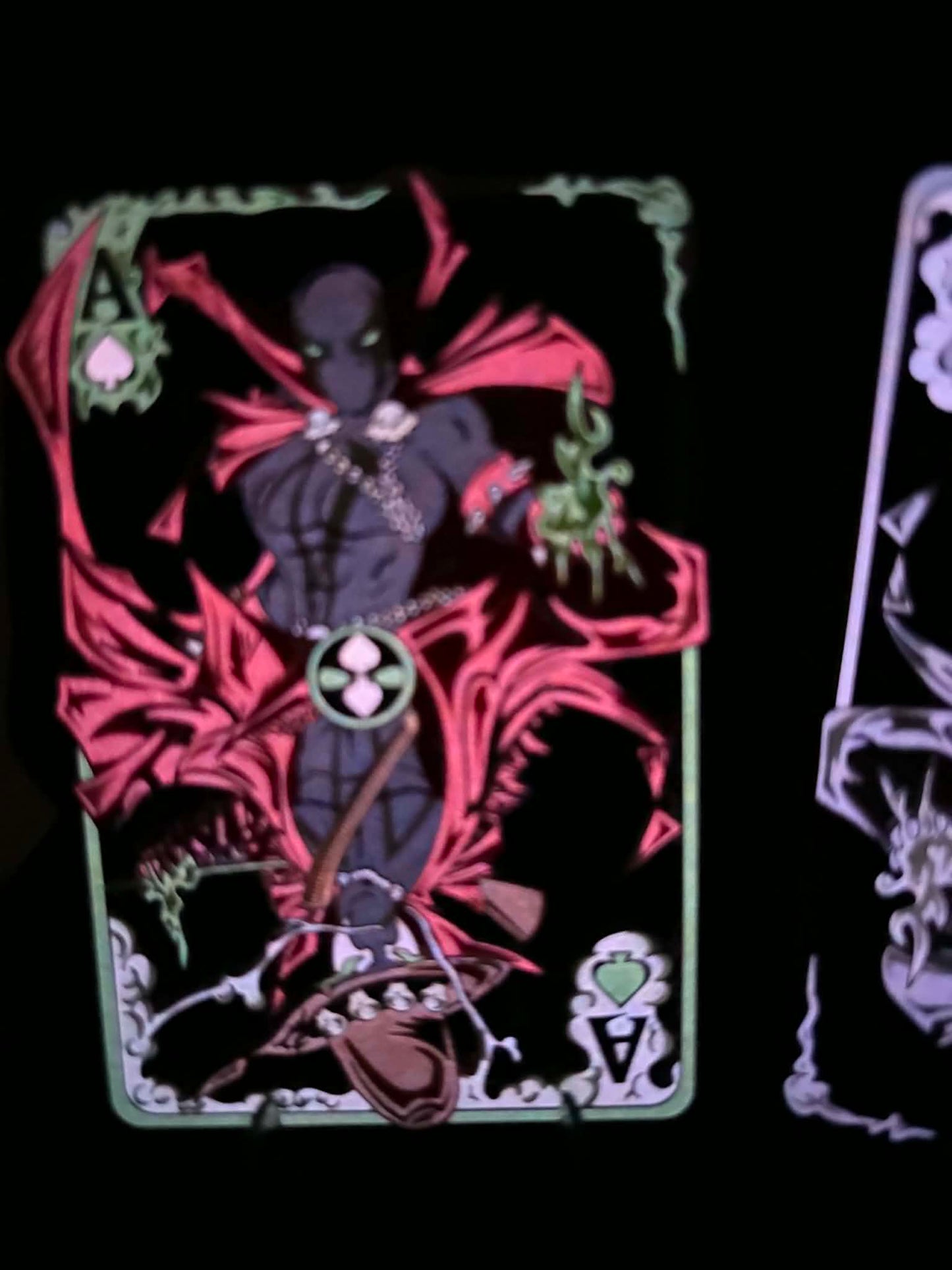 Spawn & Gunslinger Spawn Glow Card Mashup LE 75 Fan-Made Pin by Bendiesticks