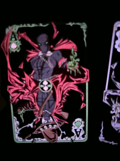 Spawn & Gunslinger Spawn Glow Card Mashup LE 75 Fan-Made Pin by Bendiesticks