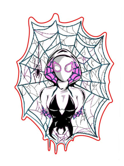 Spider-Man Spider-Gwen Enamel Pin Set by Bendiesticks LE 50 (Pre-Order)