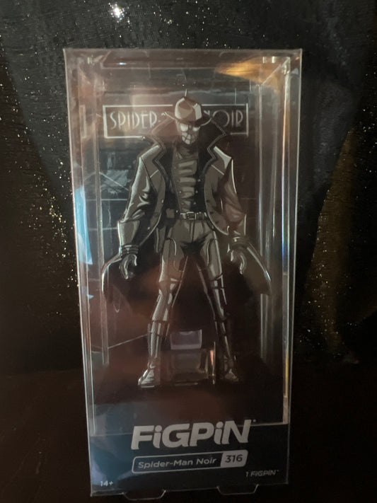 FiGPiN #316 Marvel Spider-Man Noir Locked