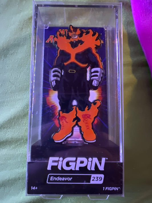 FiGPiN My Hero Academia Enamel Pin Endeavor #239 Locked