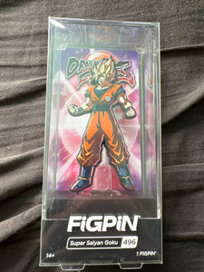 FiGPiN Super Saiyan Goku #496 LE 1000 UNLOCKED