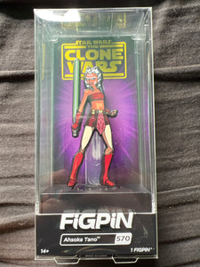 FiGPiN Star Wars The Clone Wars Ahsoka Tano #570 Unlocked