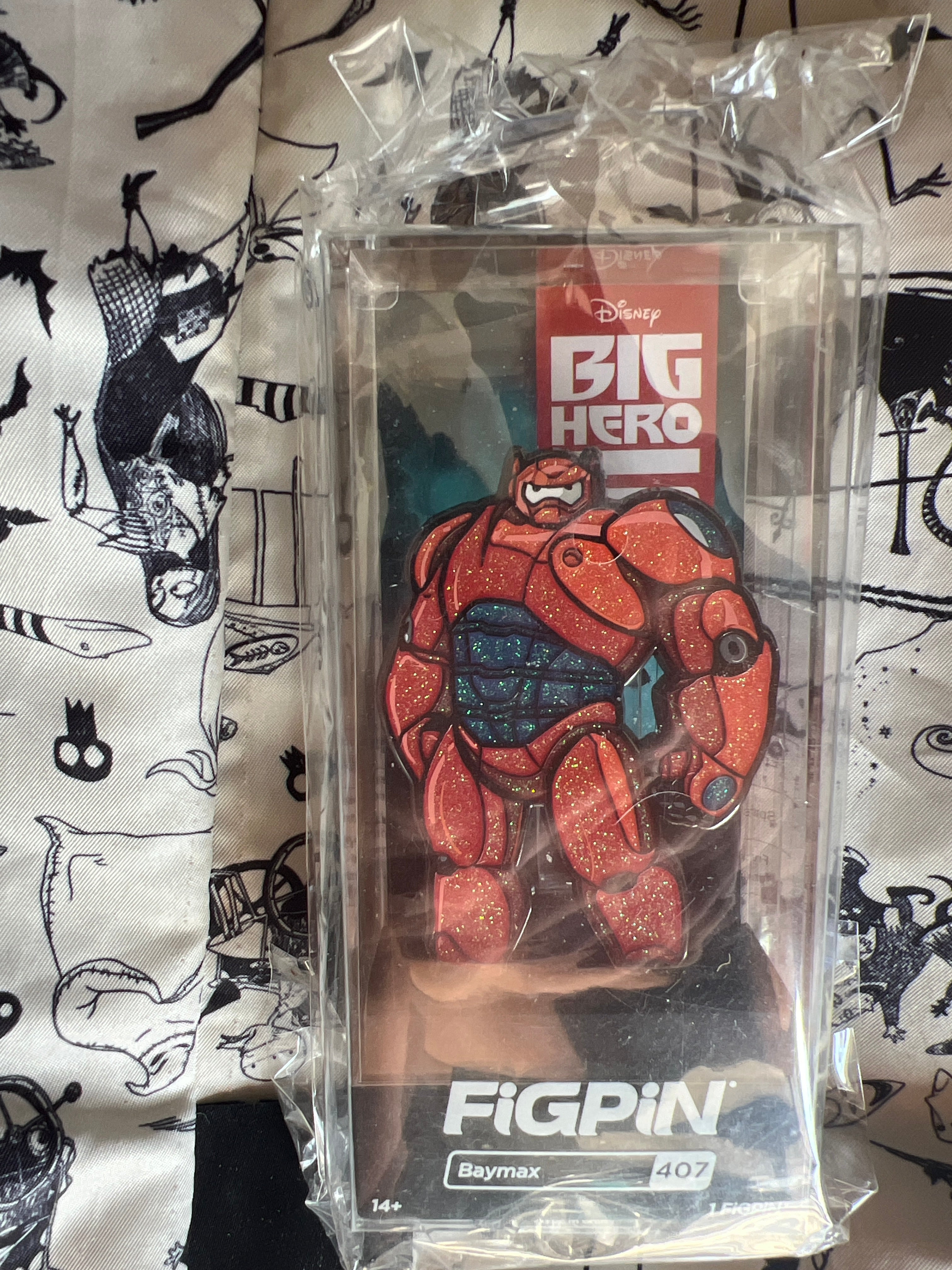 FiGPiN Armored Baymax Chase Red #407 Locked