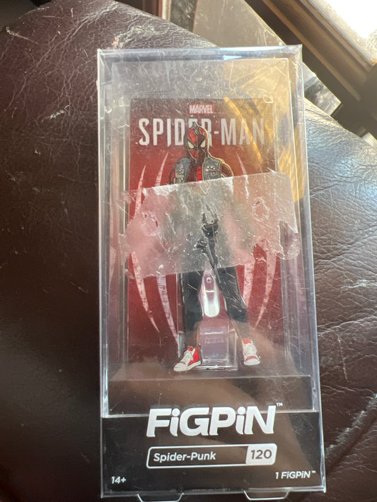 FiGPiN #120 Marvel Spider-Man Spider-Punk Locked