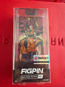 FiGPiN Dragon Ball Super Saiyan God Goku #561 Target Exclusive UNLOCKED