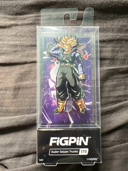 FiGPiN Super Saiyan Trunks #175 Dragon Ball UNLOCKED Soft Case