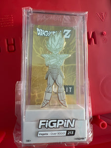 FiGPiN Dragon Ball Z Vegeta Over 9000 #213 Limited Unlocked