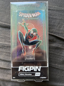 FiGPiN NYCC Spider-Man Into The Spiderverse Miles Morales Limited Edition #300 Unlocked