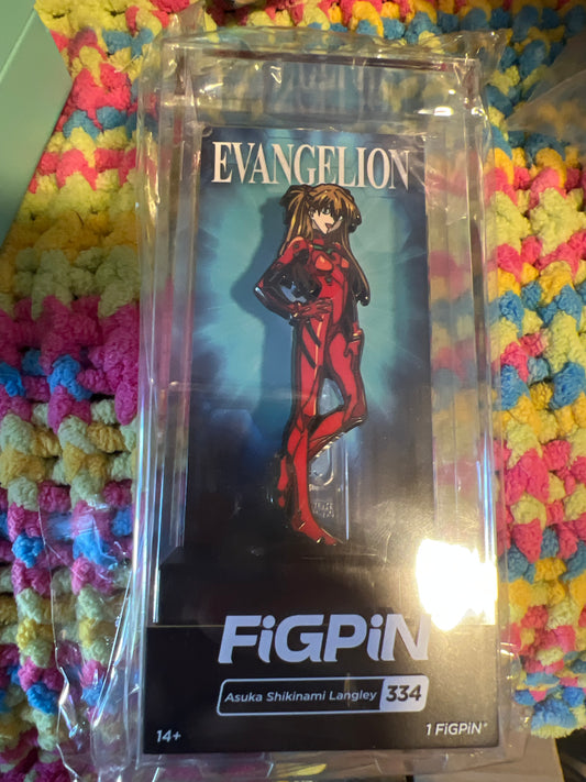 Neon Genesis Evangelion FiGPiN Asuka Shikinami Langley #334 Locked