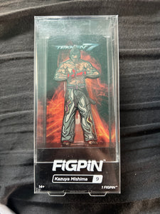 Tekken 7 FiGPiN Enamel Pin Kazuya Mishima #9 Unlocked