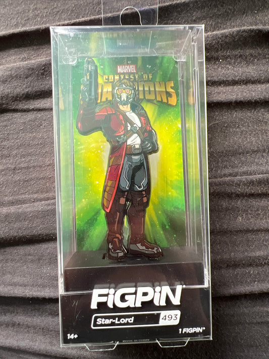 FiGPiN #493 Star-Lord (Marvel Contest of Champions) Locked
