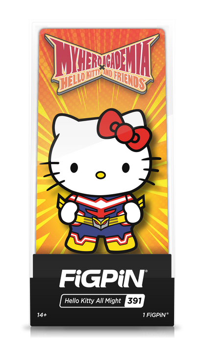 Sanrio My Hero Academia FiGPiN Hello Kitty All Might #391
