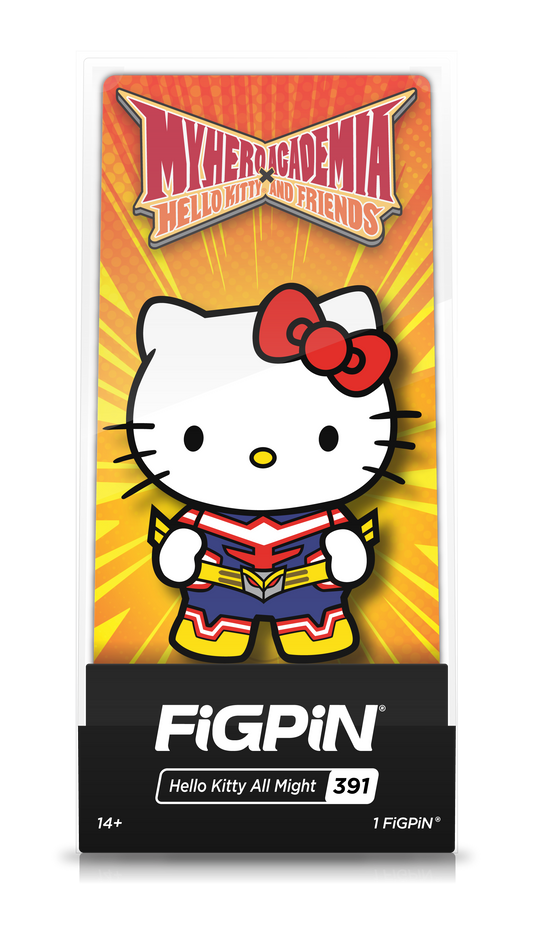 Sanrio My Hero Academia FiGPiN Hello Kitty All Might #391