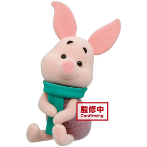 Winnie the Pooh Piglet Fluffy Pluffy Petit Vol.2 Flocked Figure