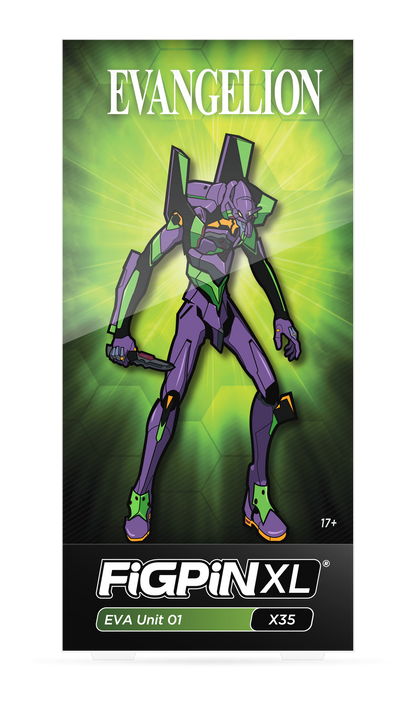 EVA Unit 01 FiGPiN XL #X35 | Neon Genesis Evangelion 6.25-Inch Collectible Pin