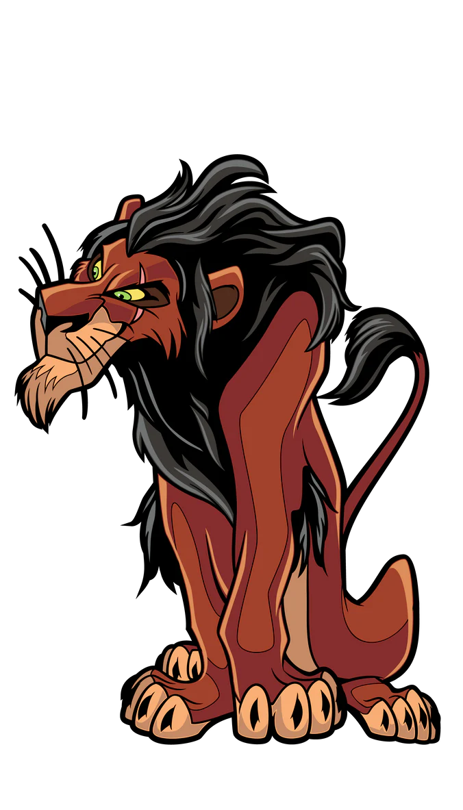 FiGPiN Scar #852 The Lion King – Hatcher's Collectibles, image size:676x1183