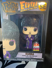 Load image into Gallery viewer, Funko Pop Pin Elvira LACC Los Angeles Convention Center Loungefly Exclusive
