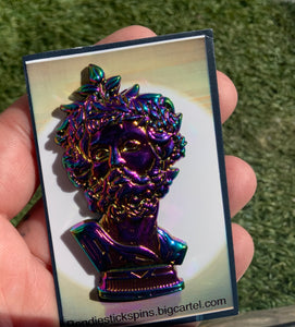 ANODIZED KING CHESS PIECE Pin