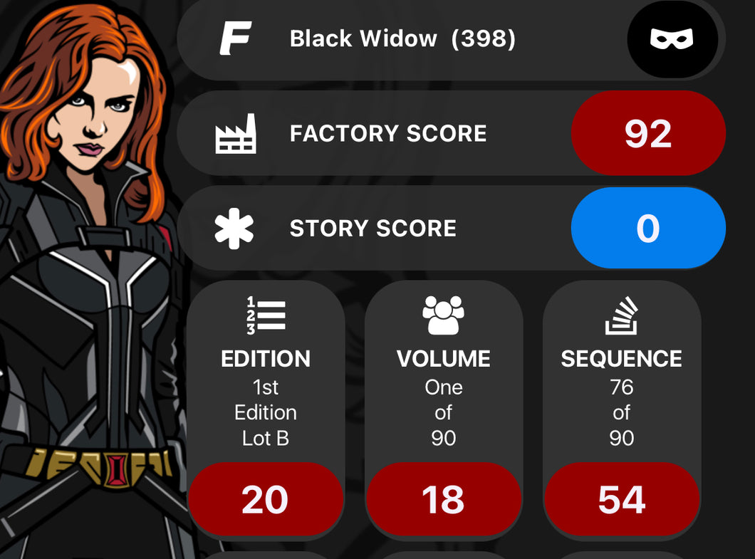 Marvel Black Widow FIGPIN #398 LOCKED