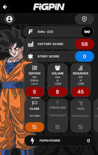 Load image into Gallery viewer, FiGPiN Goku #22 Dragon Ball LOCKED
