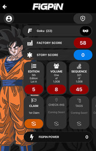 FiGPiN Goku #22 Dragon Ball LOCKED