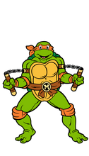 Load image into Gallery viewer, Teenage Mutant Ninja Turtles FIGPIN Michaelangelo #567
