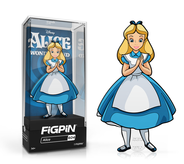 FiGPiN Disney Alice In Wonderland Alice Pin #604