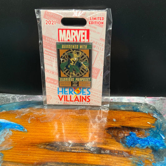 Disney Heroes Vs. Villains Marvel's Loki LE 2000 Recruitment