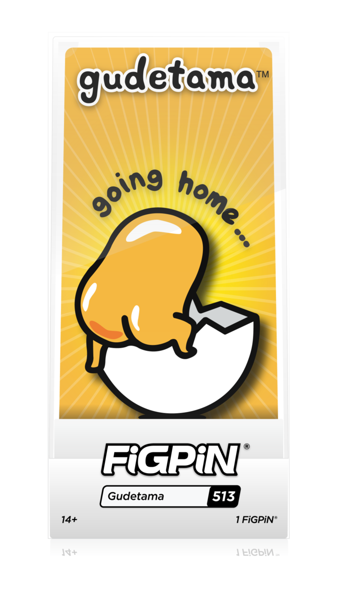 FiGPiN Sanrio Gudetama Going Home #513 Limited Edition